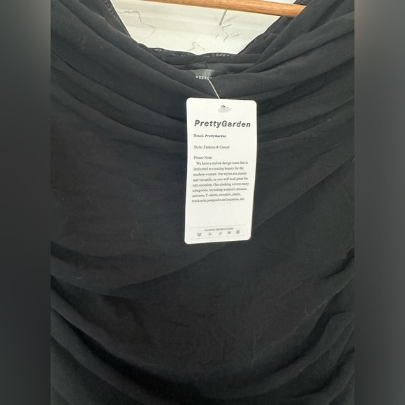 Black midi cocktail dress - Picture 5 of 6